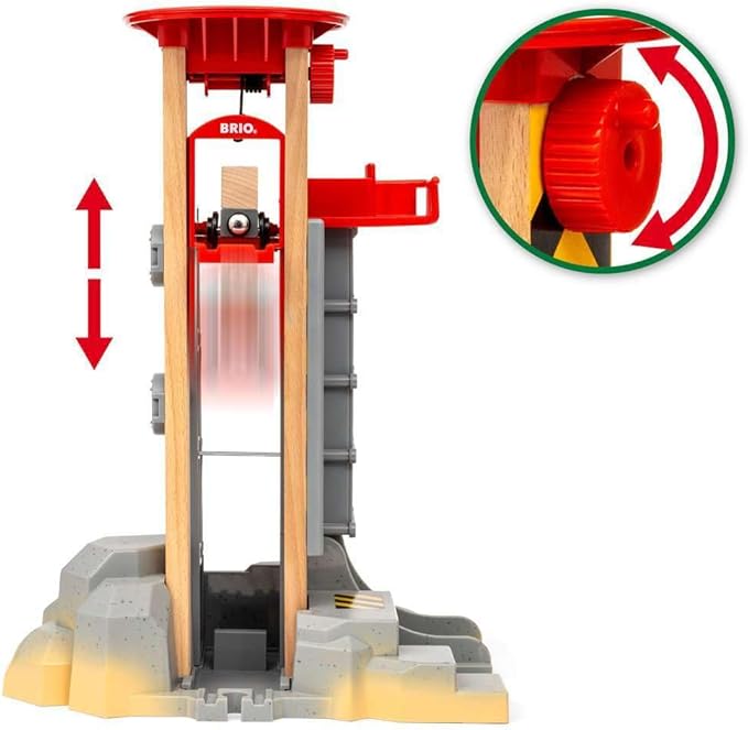 BRIO World 36010 Cargo Mountain Set | 49 Piece Wooden Train Set Toy for Kids Age 3 & Up | Dynamic Play Experience | FSC-Certified Materials | Great Addition to Existing Train Sets