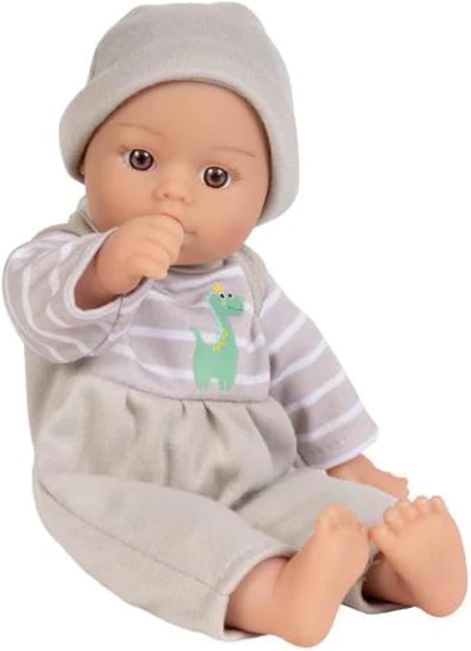 Adora Amazon Exclusive Sweet Babies Collection, 11” Soft and Cuddly Boy Baby Doll | Machine Washable, Birthday Gift For Ages 1+ - Baby Boy Dino