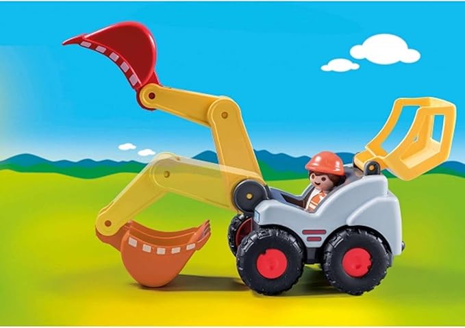Playmobil 1.2.3 Shovel Excavator