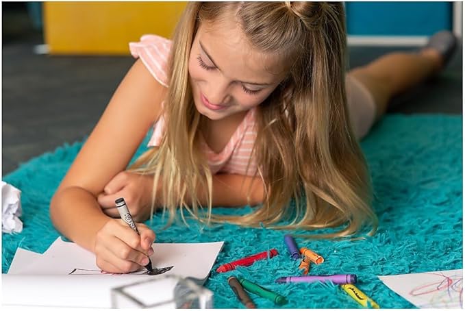 Prang Crayons Master Pack, Large Size, 8 Assorted Colors, 200 Count (32341)