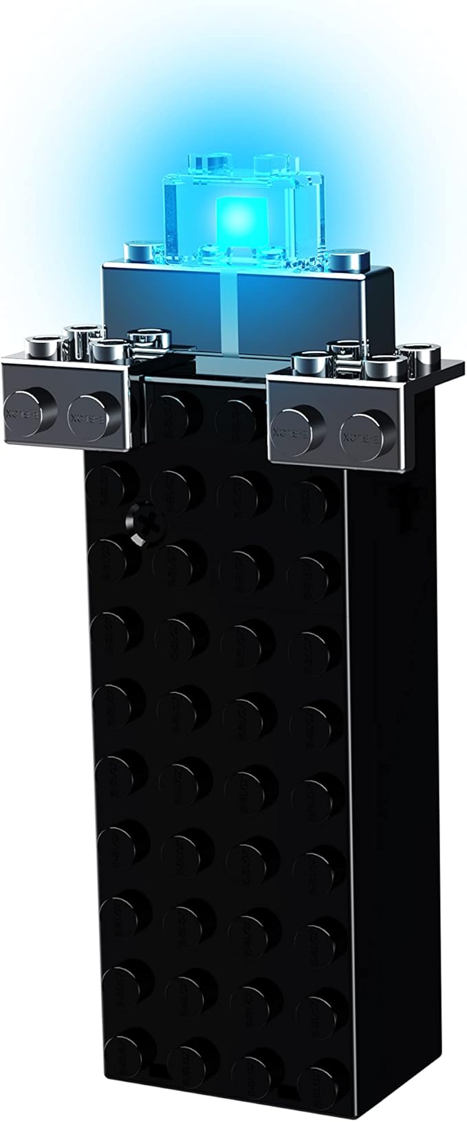 E-Blox: Power Blox: BYO Space Night Light - Glowing Color Changing LED Block, Image Projection Slip, DIY Craft Activity Kit, STEM Toy, Kids Ages 5+