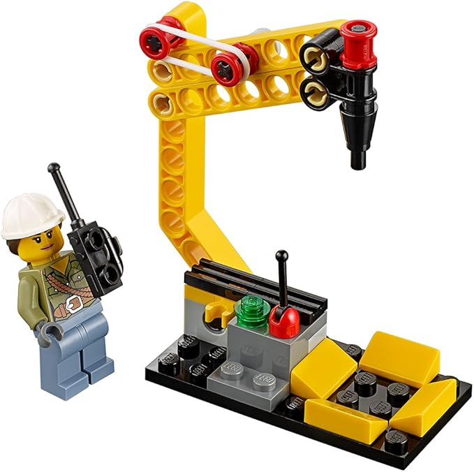 LEGO City Volcano Explorers 60123 Volcano Supply Helicopter Building Kit (330 Piece)