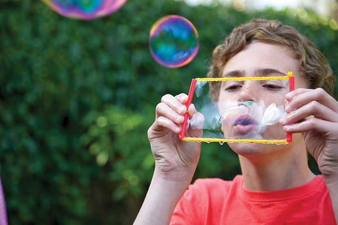 4M Toysmith: Bubble Science, Bubble Making Science Kit, Includes Recipes to Make Your Own Bubble Mixture, For Boys & Girls, Ages 5 and up