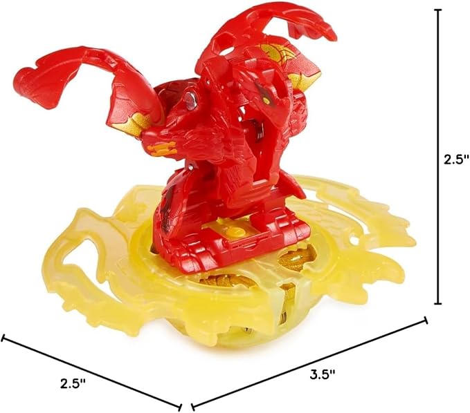 Bakugan, Special Attack Dragonoid, Spinning Collectible, Customizable Action Figure and Trading Cards, Kids Toys for Boys and Girls 6 and up