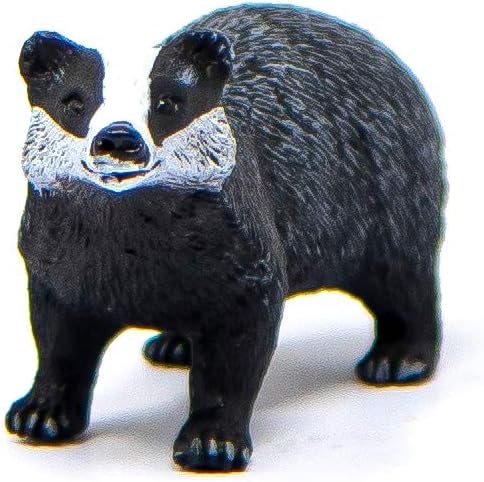 Schleich Wild Life, North American Woodland Wild Animal Toys for Kids, Badger Toy Figurine, Ages 3+