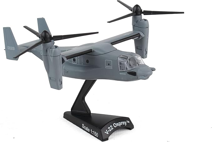 Daron Worldwide Trading V-22 Osprey Vehicle (1:150 Scale), Black