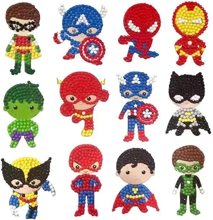 Diamond Painting Kits for Boys,Gem Stickers,Diamond Painting Crafts,Arts and Crafts for Boys Ages 4-6-8-10-12,Best Gifts Toys for Boys Birthday