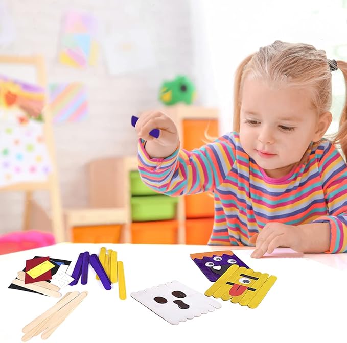 Geltvilra 10 Pack Halloween Arts and Crafts Kits for Kids Halloween Toys Monster DIY Assorted Pumpkins Frankenstein