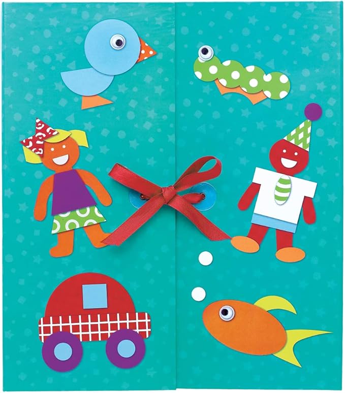 Creativity for Kids My First Fun Felt Shapes - Travel Friendly Felt Board for Toddlers, Crafts and Pretend Play - 100+ Pieces