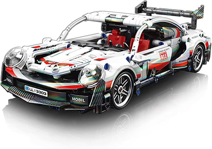 540 Piece Sports Car Model Building Kit for Kids,Teens and Adults,MOC 1:18 Racing Pull Back Car Model Building Set,STEM Educational Building Toy Car,Christmas Birthday Gift for Boy Girl Age 6+