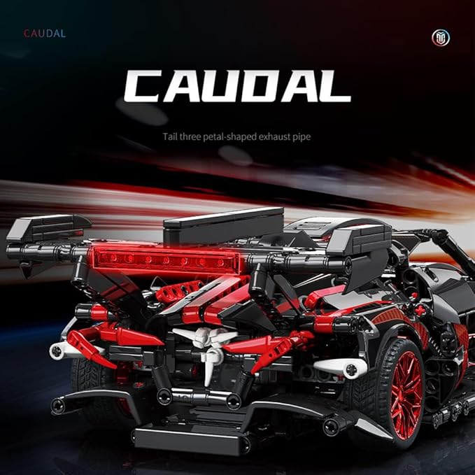 Mesiondy Adults Challenging Racing Car Building Blocks Kit，1:14 1391 Pieces Car Model Building Set DIY Toys for Boys Age 12 13 14 15 16