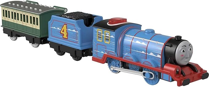 Thomas & Friends Motorized Toy Train Talking Gordon Engine with Sounds Phrases & Coal Tender for Preschool Pretend Play Kids Ages 3+ Years