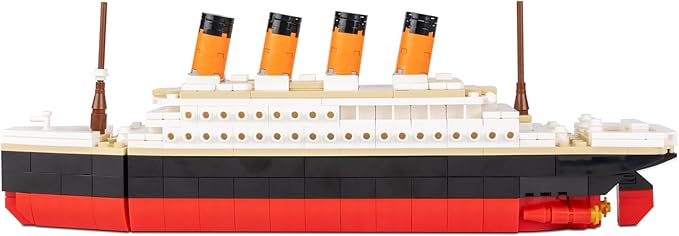 Brick Loot Titanic Building Blocks Large Set, Toy Ship Model Kit, Building Bricks Sets for Adults or Kids, 6 Year Old +, Home Decor, Quality Blocks Compatible with Lego & Major Brands, 390 Pieces