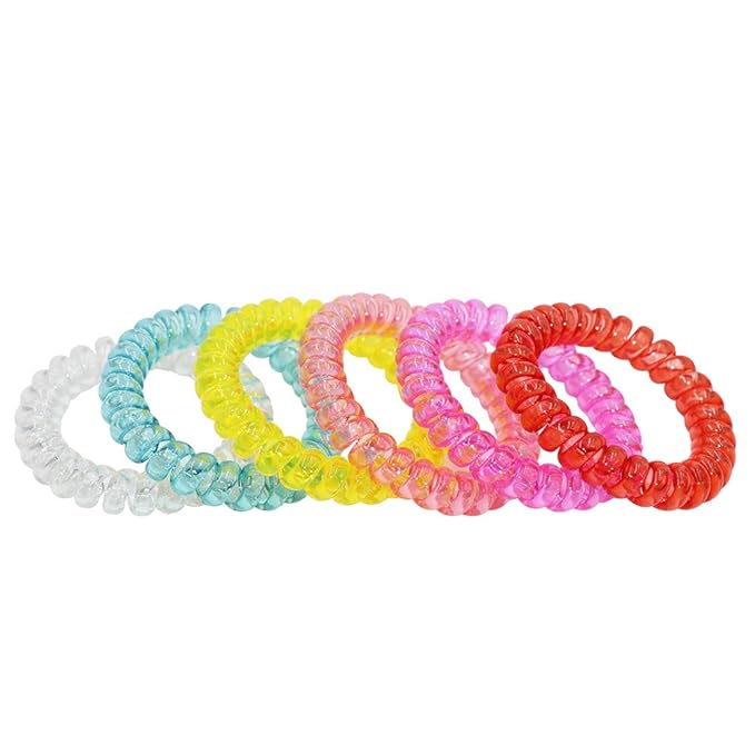 MaberryTech Direct Teething Toys for Kids Babies with Autism, Stretchy Sensory Chew Toys for Boys Girls Chewing Biting, 6 Pack Coil Teething Toys for ADHD Fidget Anxiety or Special Needs