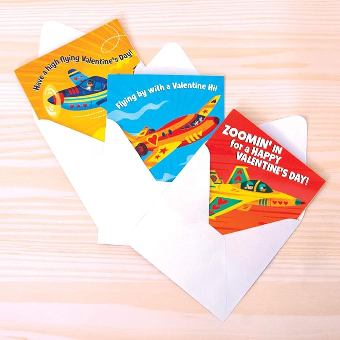 Playhouse Heart Eyes Punch Out Glasses 28 Card Super Valentine Exchange Pack for Kids