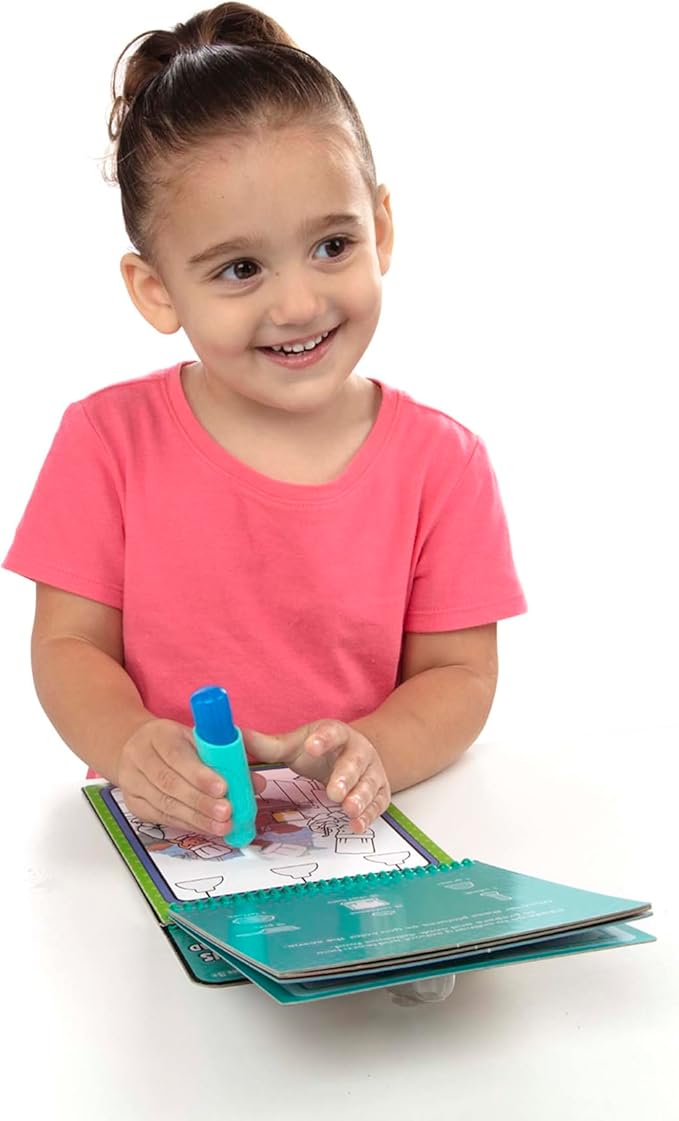 Melissa & Doug On The Go Water Wow! Reusable Water-Reveal Activity Pad- Occupations - Party Favors, Stocking Stuffers, Travel Toys For Toddlers, Mess Free Coloring Books For Kids Ages 3+