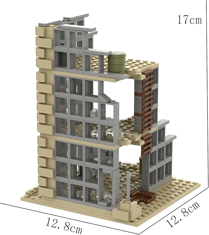 TTJ Toy Puzzle Kids Building Blocks for Boys and Girls, WW2 Military Building Set for Army Minifigure War Accessories,Simple Assembly Toy for Kids 6 Years