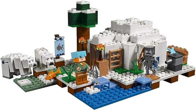 LEGO Minecraft The Polar Igloo 21142 Building Kit (278 Pieces)