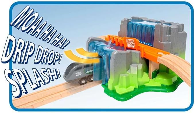 BRIO Smart Tech Sound Waterfall Tunnel - Interactive Train Set Accessory | Enhances Motor Skills | Child-Safe | FSC-Certified Wood Material