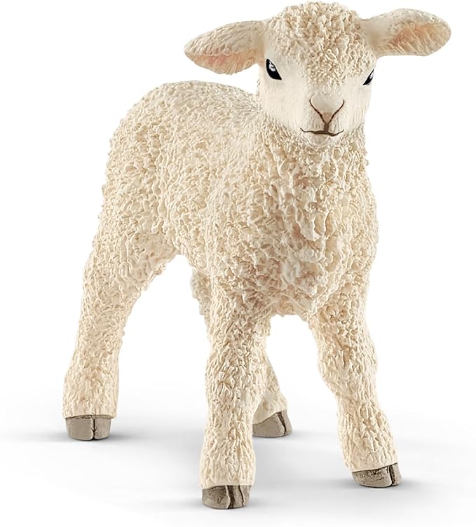 Schleich Farm World 6-Piece Baby Farm Animal Toy Gift Set Including Donkey Foal, Lamb, Calf, Dalmatian Puppy and Goat Kid