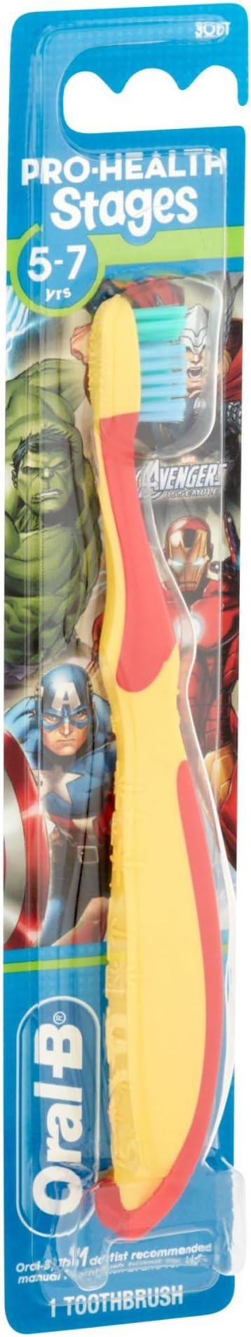 Oral-B Kids Spider Man Toothbrush for Little Children Ages 3+ Years Old, Extra Soft, Pack of 6