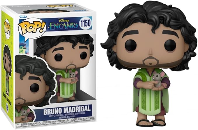 Funko POP Pop! Disney: Encanto - Bruno Madrigal POP 6 Multicolor 4 inches (Pack of 2)