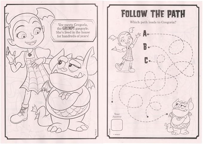 Disney Vampirina Coloring Book Super Set - 3 Coloring Books and Stickers (Vampirina Toys, Party Supplies)