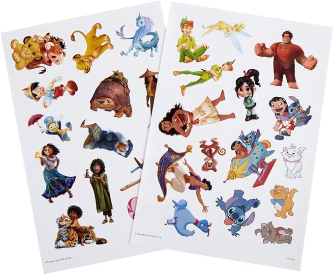 Crayola Disney Coloring Book (288pgs), Disney Sticker & Coloring Book for Kids, Disney Toys & Gifts, Stocking Stuffer for Girls & Boys, 3+