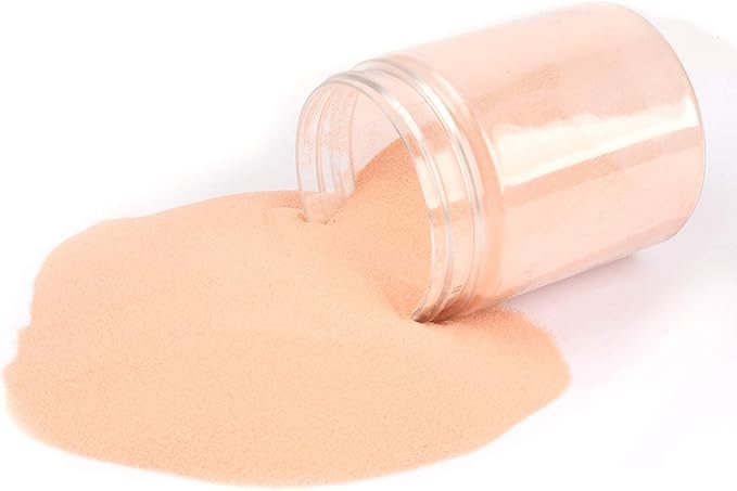 Shiny Stone Colorful Sand,Rainbow Sand,Art Sand,Colored Sand,Craft Sand,Decorative Wedding Vibrant Sand, 250g/0.55lbs/8.81oz for Wedding Succulent Terrarium Vase (Beige)