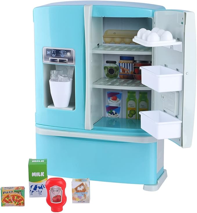 Play My Smart Fridge Double Door Learning & Educational Kids Toy Small Household Appliance Smart Refrigerator Toy, Gift for Boys & Girls