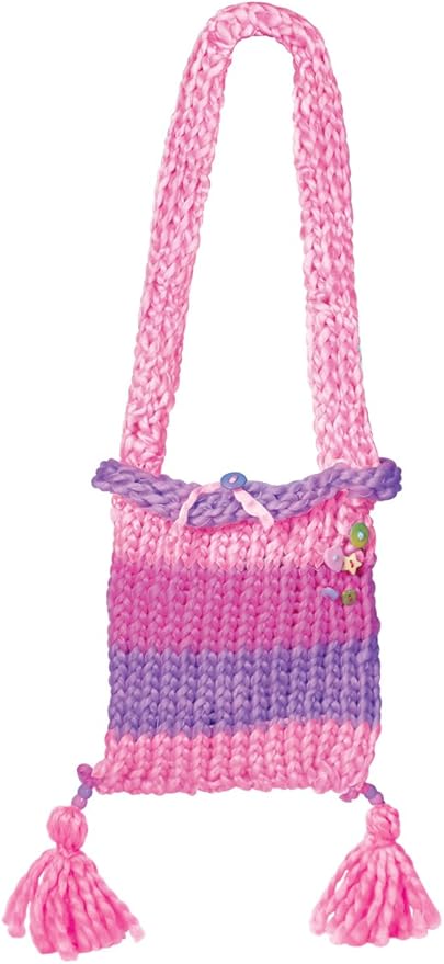 Creativity for Kids Quick Knit Loom Kit - Knitting Kit for Kids, Make Your Own Pom Pom Hat And Accessories, Knitting Loom Crafts for Kids