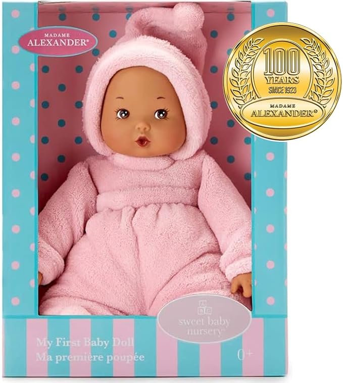 Madame Alexander 12" My First Powder Pink, Medium Skin Tone