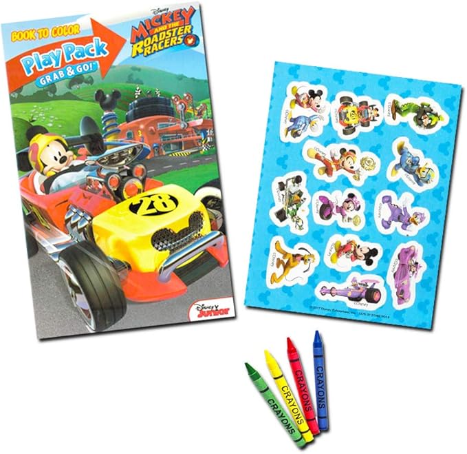 Disney Shop Mickey Mouse Paint with Water Set for Kids Toddlers Bundle ~ Reusable Mess Free Imagine Ink Book with Water Surprise Brush with Mini Coloring Book and Stickers (Water Painting Kit)