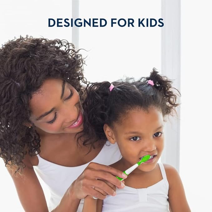 Oral-B Cross Action Kids Toothbrush, Soft Bristles, Ages 6+, 1 Count (Pack of 2)