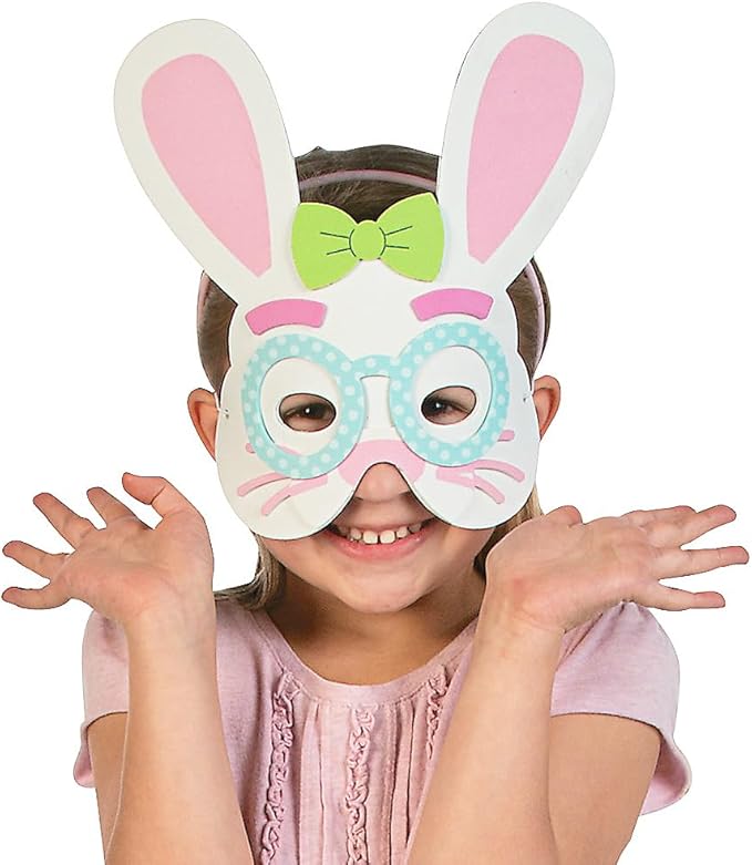 Easter Bunny Mask Ck-12 - Crafts for Kids and Fun Home Activities