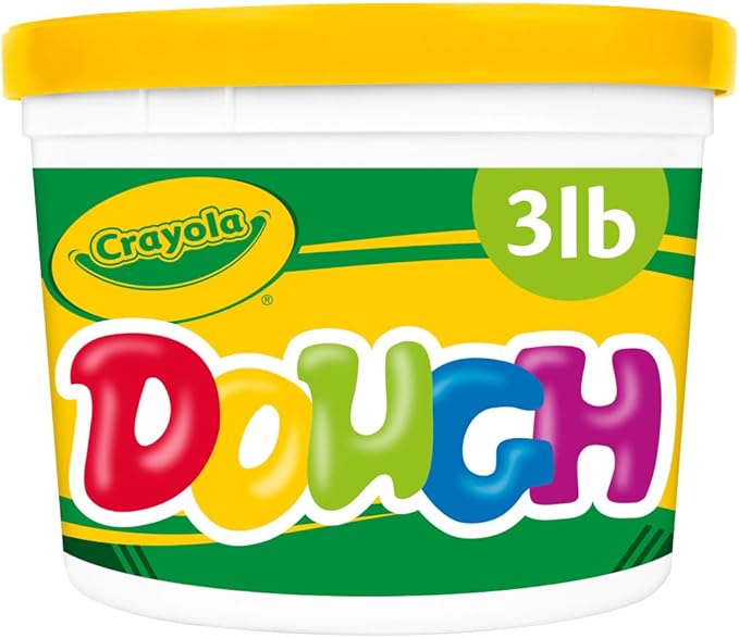 Crayola Dough - Yellow (3lb), Bulk Modeling Dough for Kids, Clay Alternative, Resealable Tub, Ages 3+, Great for Kids Arts & Crafts
