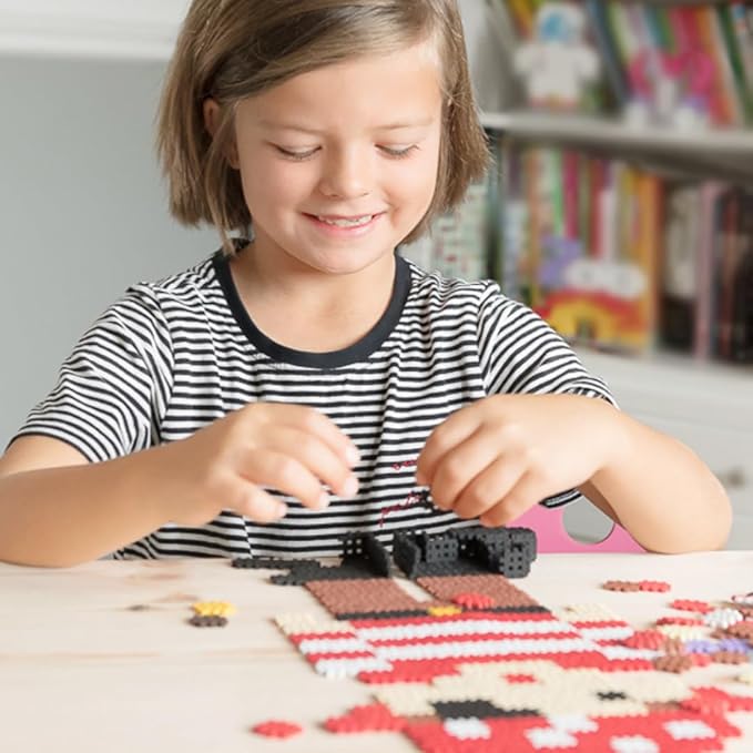 Marioinex Build A Pirate with Our 230 Pc. “Blueprint” Puzzle -Micro Waffle Block Playset Interlocking Mini Pcs Improves Fine Motor Skills- STEM STEAM Building Montessori Toys for Boys and Girls 5+
