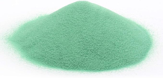 Shiny Stone Colorful Sand,Rainbow Sand,Art Sand,Colored Sand,Craft Sand,Decorative Wedding Vibrant Sand, 250g/0.55lb/8.81oz for Wedding Succulent Terrarium Vase (Pea Green)