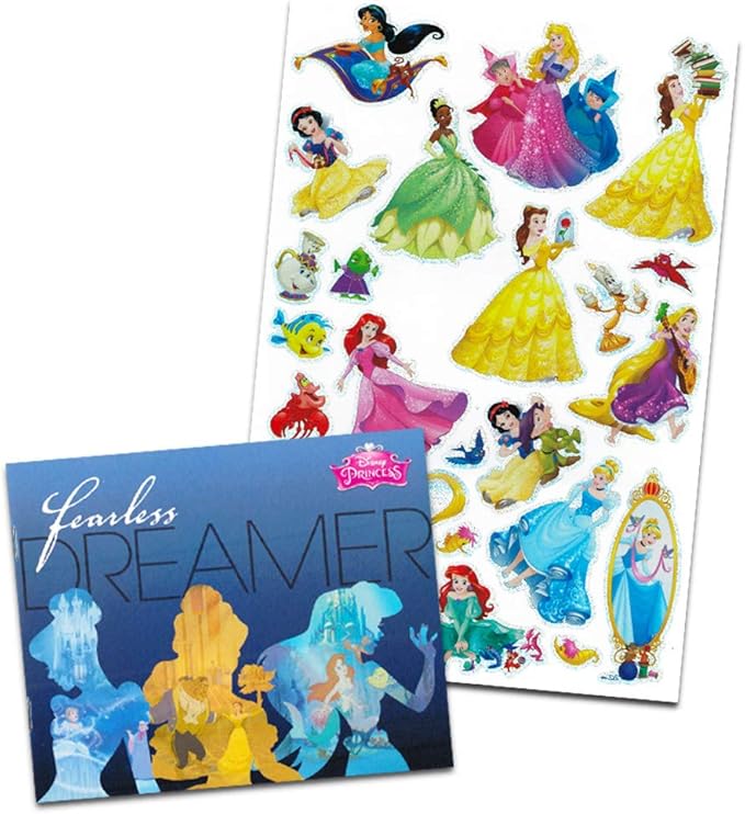 Disney Princess Magic Ink Coloring Book Set - Bundle of 3 Imagine Ink Books for Girls Kids Toddlers Featuring Disney Princess, Moana, and Minnie Mouse with Invisible Ink Pens and Stickers