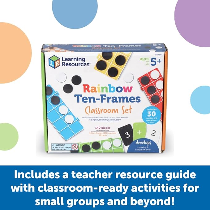 Rainbow Ten Frame Set