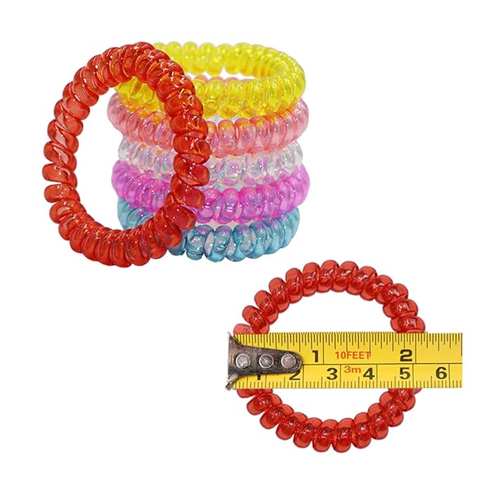 MaberryTech Direct Teething Toys for Kids Babies with Autism, Stretchy Sensory Chew Toys for Boys Girls Chewing Biting, 6 Pack Coil Teething Toys for ADHD Fidget Anxiety or Special Needs
