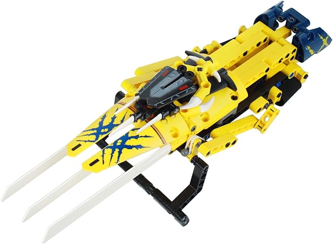 Wolver Claw Building Toys for Kids Ages 6 and Up - Kids Role Play Toys with Simulate Flexible Claw - 260pcs Super Hero Building Blocks Elements for Play and Display