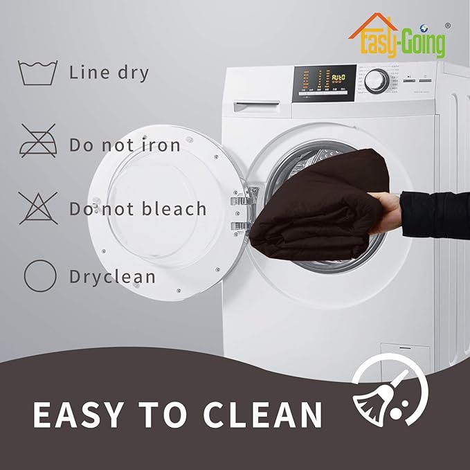 Easy-Going Sofa Slipcover Chair Cover Waterproof Couch Cover Washable Sofa Cover Non-Slip Fabric Furniture Protector with Pocket for Pets Covers Pets Kids Children Dog Cat (Chair, Chocolate)