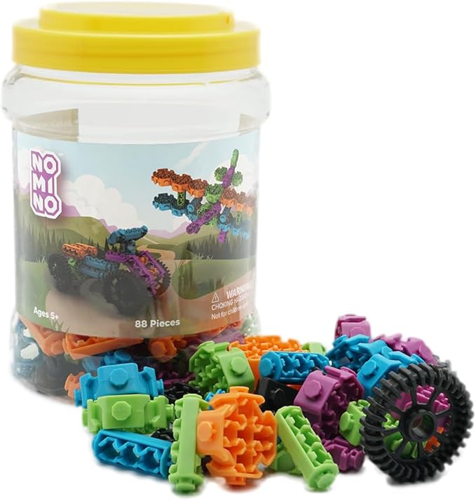 Nomino 88 PCS Building Toys for Creative Play, STEM/STEAM Educational Toys for 5 6 7 8 9 10 Year Old Boys Girls