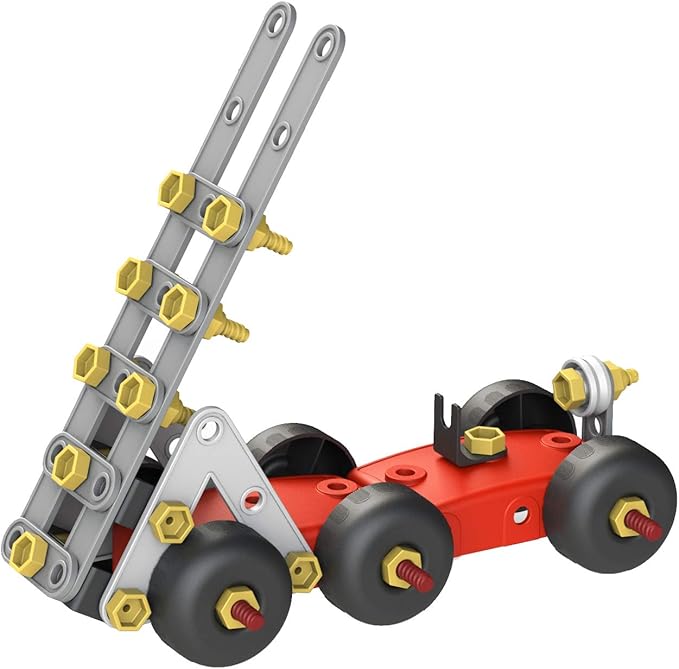 Miniland Educational - Activity Mecaniko Builder Set (191 Pieces) Red/Yellow/Charcoal Color