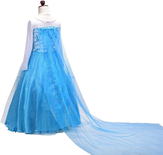 Dressy Daisy Toddler Little Girls' Ice Princess Dress Costume Birthday Halloween Christmas Fancy Party Dresses