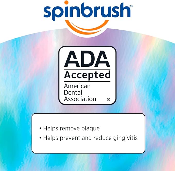 Spinbrush Mermaid & Unicorn Kids Toothbrush Value Pack, Battery-Powered Electric Toothbrush, Soft Bristles, Batteries Included, 2-Pack