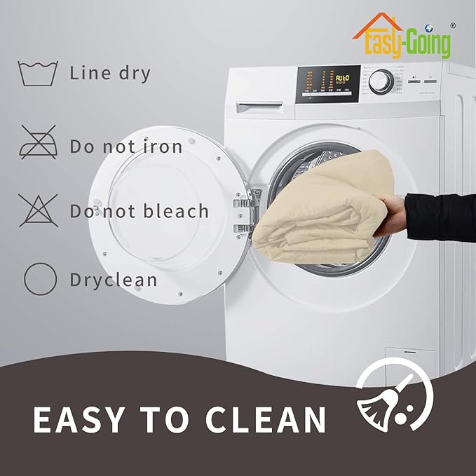 Easy-Going Sofa Slipcover Waterproof Oversized Recliner Chair Cover Non-Slip Fabric Couch Cover for Living Room Washable Furniture Protector for Pets Kids Children Dog Cat (Oversized Recliner, Ivory)