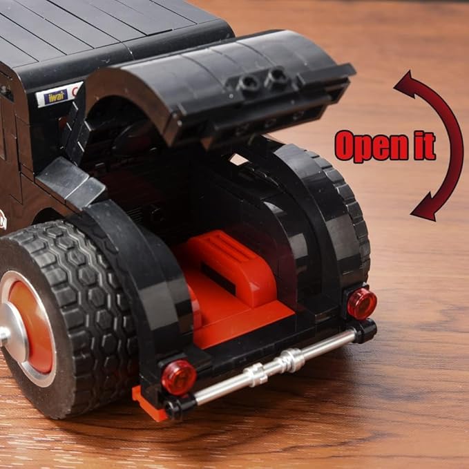 RiceBlock Champion Car Building Toys Gifts for Kids Boys Aged 7-14, Retro Car Building Blocks Sets, 452 Pieces DIY Building Kit Compatible with Lego Sets