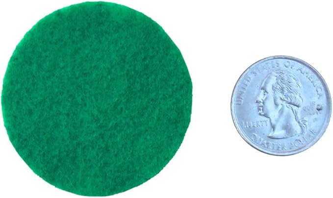 Playfully Ever After Green Felt Circle Stickers (2 inch - 44pc)